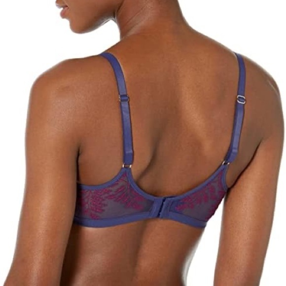 New Natori Elegant Blue and Purple Bra Sz 34C - Picture 2 of 7